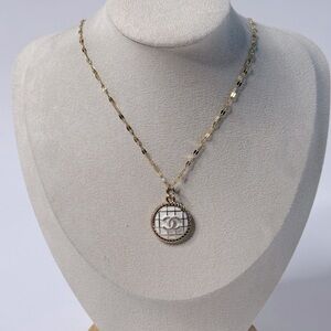 Authentic up-cycle cc necklacw